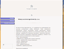 Tablet Screenshot of agat-serwis.pl